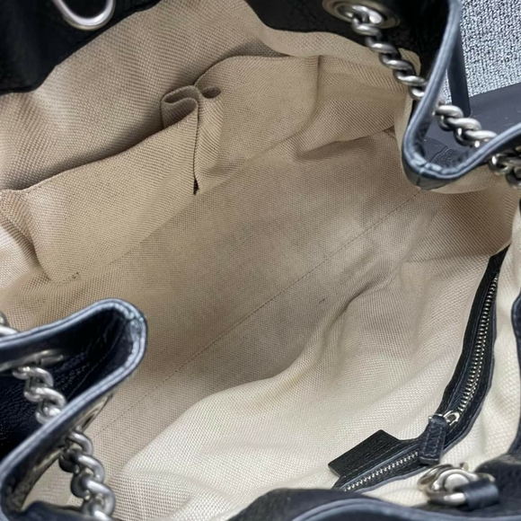 100% Authentic Gucci GG Soho on Chain Medium Shoulder Bag - Picture 14 of 16